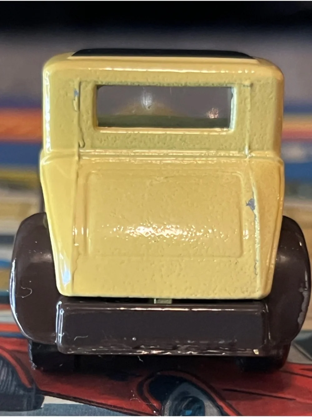 Vintage Matchbox 1979 No. 73 Model A Ford Cream & Brown Made in Macau